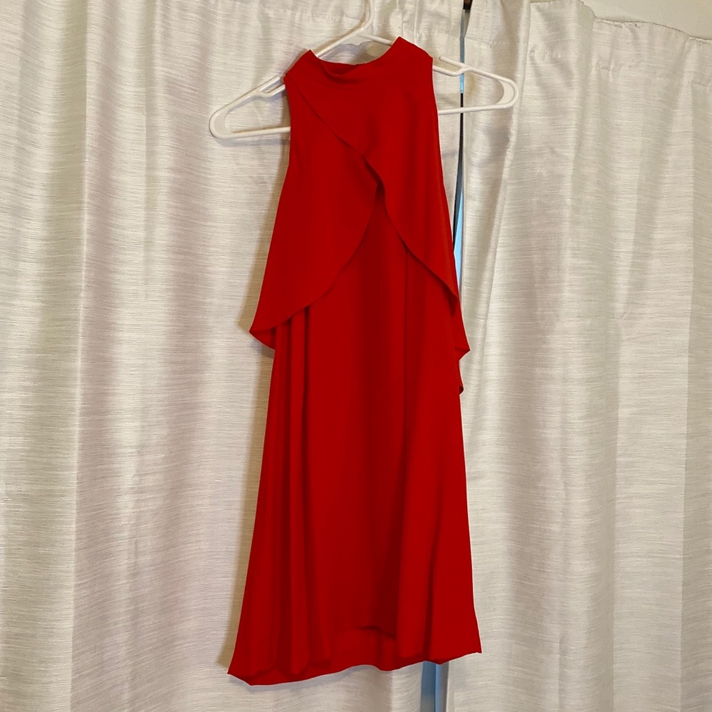 Gorgeous silky red dress - Picture 6 of 8